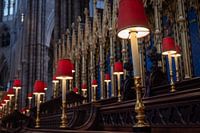 Chor steht vor Westminster Abby