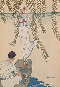 George Barbier - Midi Sur L'eau (1914) van Peter Balan