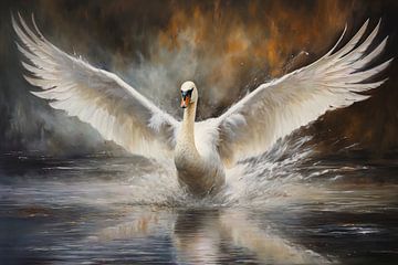Majestic Swan by Whale & Sons