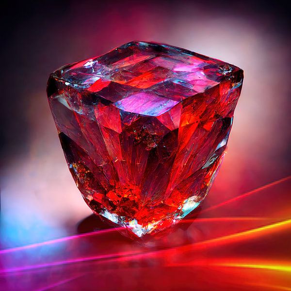 Pierre précieuse rouge par christoph zange