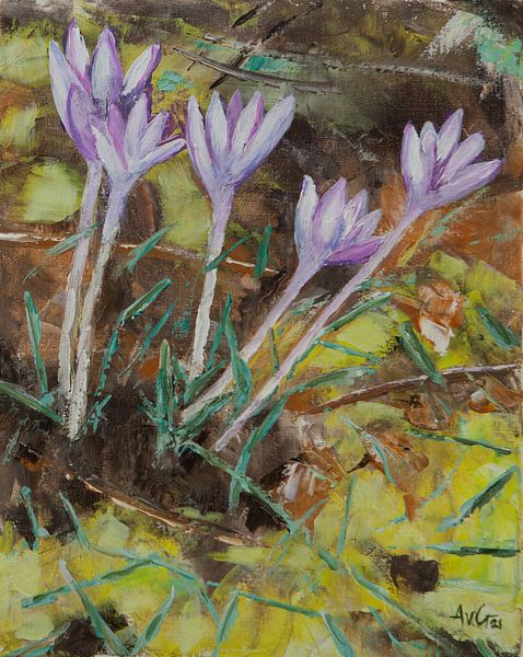 Crocus par Antonie van Gelder Beeldend kunstenaar