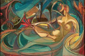 Leon Chwistek  - Badende Frauen (um 1920)