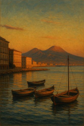 Naples Sunset Serenity – Boats at the Bay