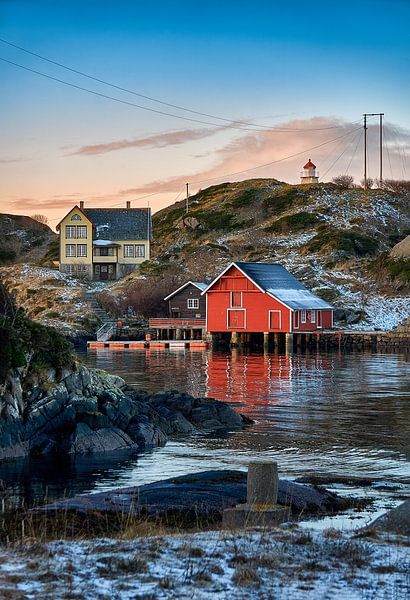 The fishing village of Morsundet on Harøya, Norway by qtx