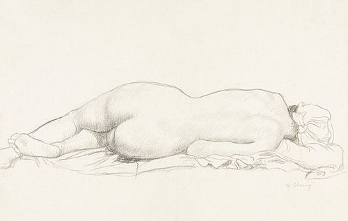 Nu allongé, William Strang