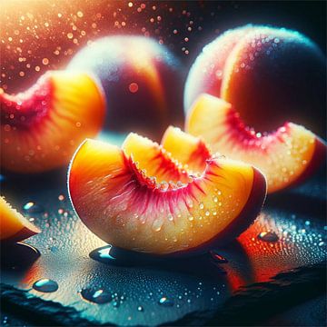Perziken een zachte omhelzing van smaak van Eric Nagel