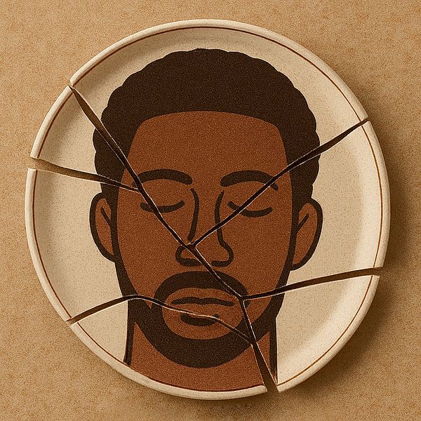 Visages fragmentés 05 par Fernando Vieira