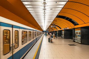 Munich Marienplatz underground station by The Gufotography