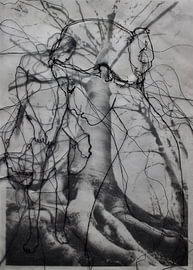 'See you in The Forest' - Vrouw in draad. van Kim Rijntjes