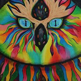 Cammie the owl by Iris van der Veen