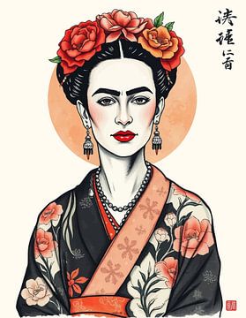 Frida Japanse kunst 5 van MIROKKU