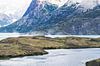 Lago Grey und Torres del Paine Bergmassiv von Shanti Hesse Miniaturansicht