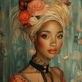 Erneuerte Tradition, klassisches Porträt mit modernem Touch von Carla Van Iersel