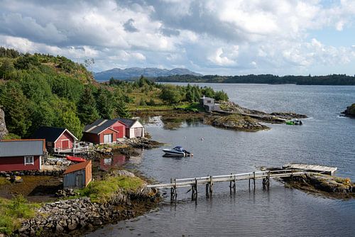 Aan de fjordenkust van Noorwegen
