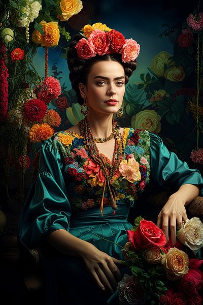 Frida & Roses by Skyfall