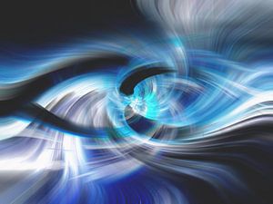  Abstrakt mit blau und schwarz