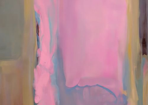 Moderne abstrakte Malerei in Pastellfarben