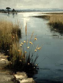 Silence in the marshlands by Sandu Brus ARCANE ART STUDIO