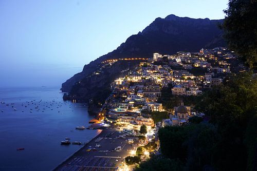 Positano bei Nacht