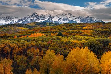San Juan Mountains Herbst Foto - Colorado Herbstfarben Landschaft Fine Art von Daniel Forster