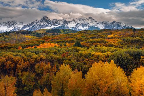 San Juan Mountains Herbst Foto - Colorado Herbstfarben Landschaft Fine Art