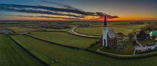 Den Hoorn Texel vlak voor zonsopkomst