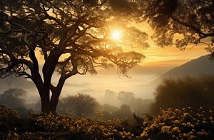 Morgennebel im Herbst