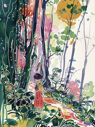 Girl In The Woods