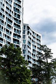 Chantier d'architecture dans le centre-ville de Rotterdam. sur Koen Lipman