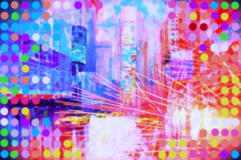 Time Square Point Pop Art PUR par Felix von Altersheim