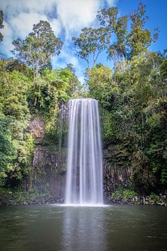 De bekende Millaa Millaa waterval in Northern Queensland