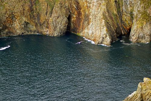 De Slieve League kliffen in het westen van County Donegal, Ierland