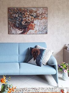 Frau Blumen | Malerei | Impressionismus