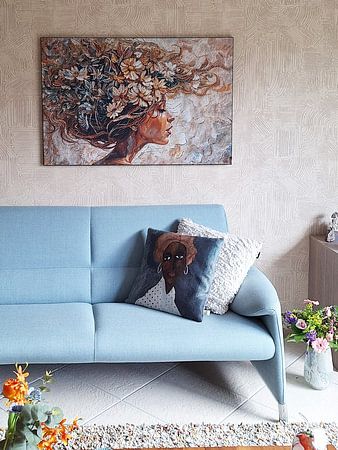 Frau Blumen | Malerei | Impressionismus