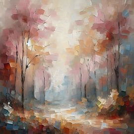 Pink Trees by FoXo Art