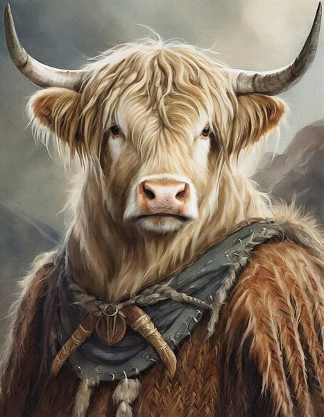 Magnus McViking, the Highland Horned Hero by Moonheart Artworks