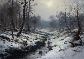 Winter Work 75960 by Eye catching paintings