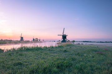 Zonsopgang Kinderdijk van AdV Photography