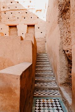 El badi Palace | Marrakech Marocco | Travel Photography | Fine art Print van Inge Pieck
