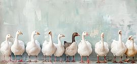 Geese by Heike Hultsch