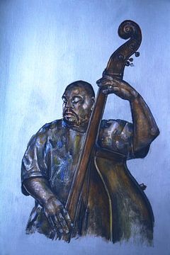 The jazz bassist and the blues by David Morales Izquierdo