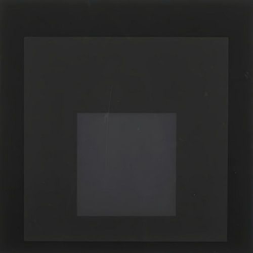 Josef Albers - Homage to the Square, noir, gris, haute résolution