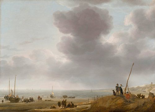 Strandzicht, Simon de Vlieger