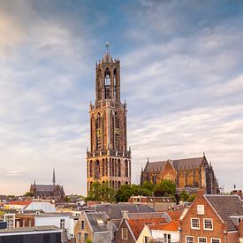Utrecht - Zonsondergang Domkerk van Thomas van Galen
