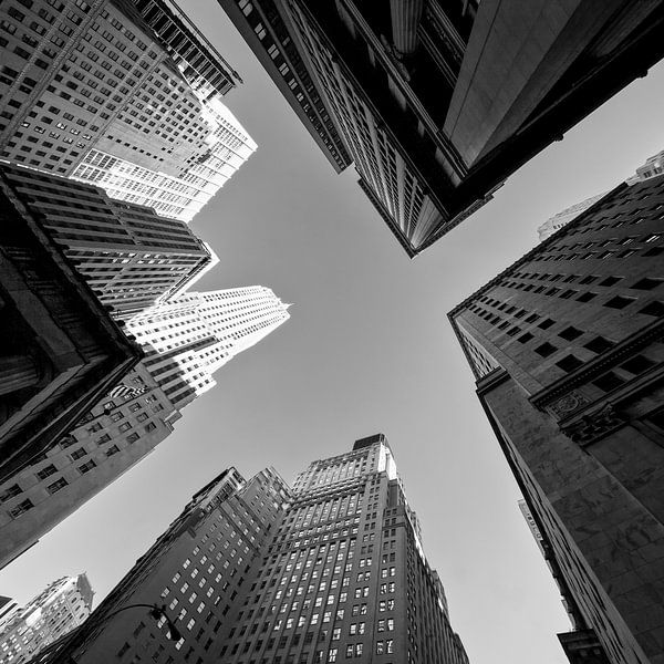 New York Hochhaus (Schwarz-Weiß) von JPWFoto