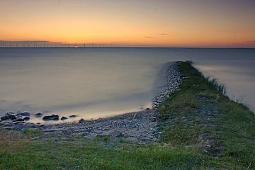 Sonnenuntergang auf Hindeloopen von Petra Vastenburg