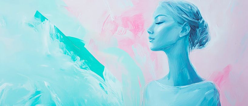 Calm beauty in pastel colours by Poster Art Shop