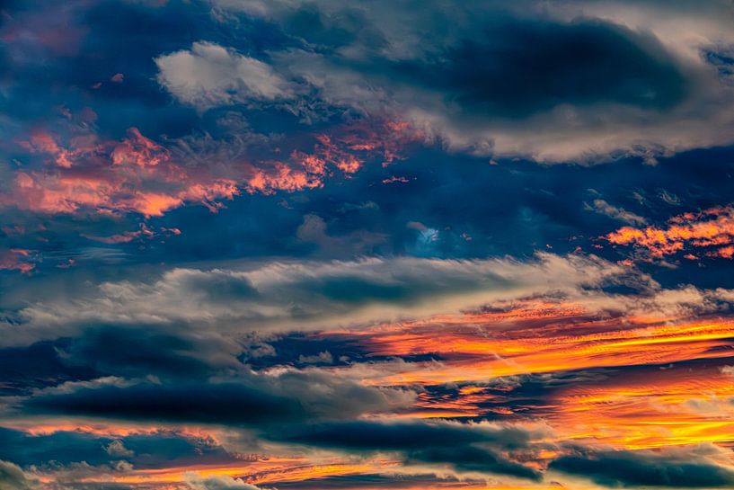 Colourful clouds by Dieter Walther