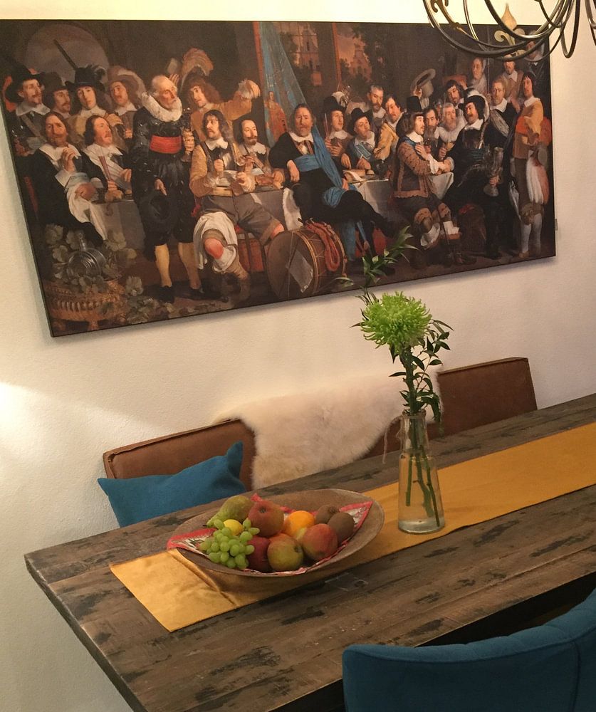 Repas de l'Archer en célébration de la Paix de Munster, Bartholomeus van der Helst 