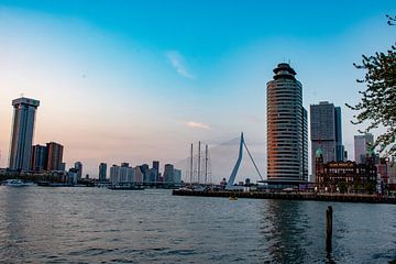 Skyline Rotterdam van Truckpowerr